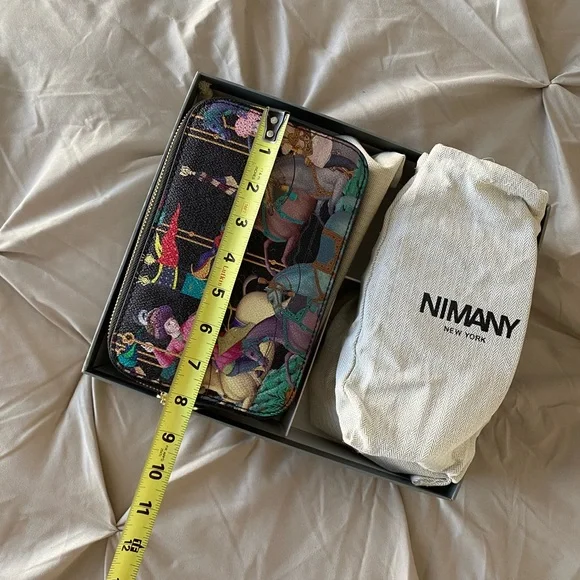 NIMANY Stylish Multicolor Designer Crossbody Bag - NIB - Picture 10 of 11